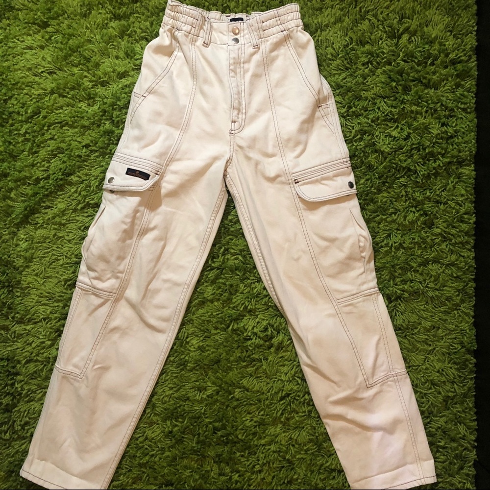 BDG Blaine High Waisted Skate Jean Ivory Denim